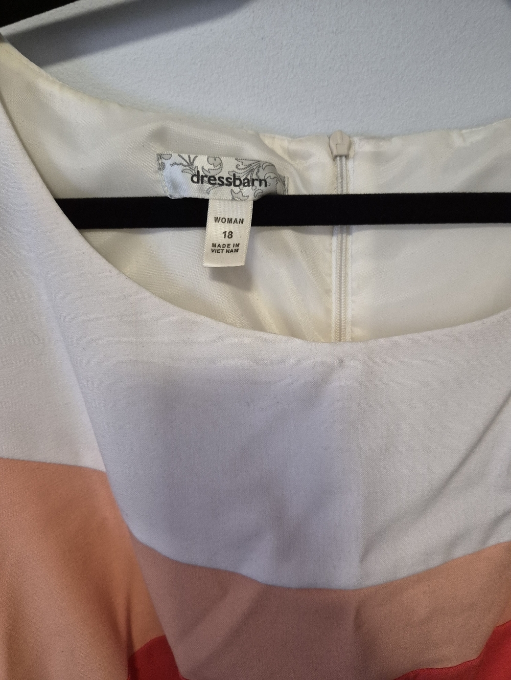 Orangesicle A-line Dress, Plus Size 18 - Picture 3 of 8